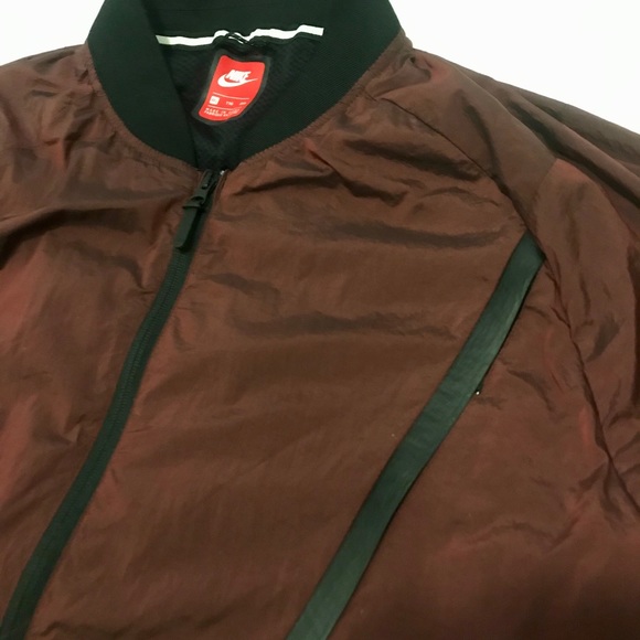 Nike Tech Hypermesh Metallic Bomber Jacket XXL - Picture 2 of 15